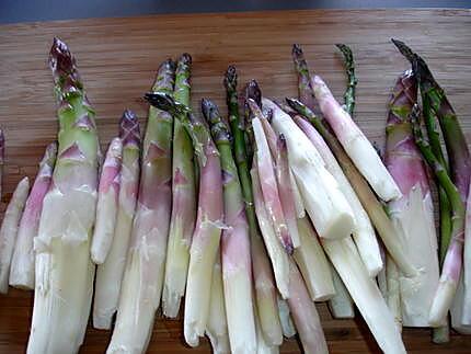 recette asperge à la vapeur