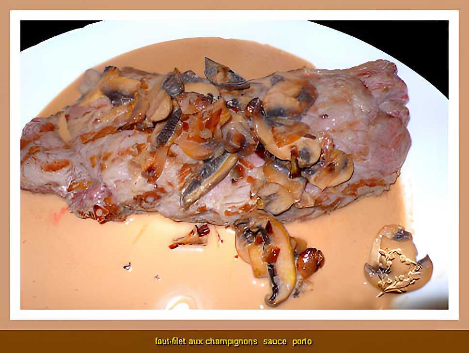 Filets de soja sauce faux gras/champignons (+ TEST FAUX GRAS) - ☼☼☼