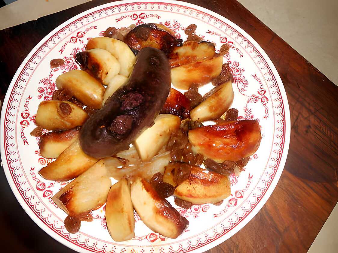 Recette De Boudin Noir Aux Pommes Et Raisins