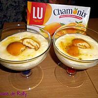 recette Tiramisu à l'orange avec des Chamonix