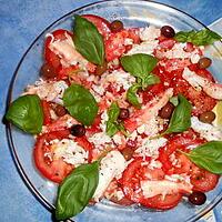 recette Salade de tomates au crabe