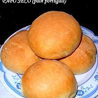 recette PAPO SECO (pain portugais)