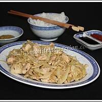 recette Sauté de chou et poulet à la chinoise