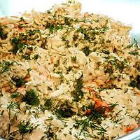 recette salade de poisson sole surimi