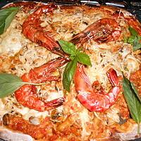 recette Pizza aux fruits de mer