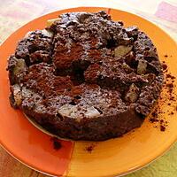 recette Pudding poire chocolat