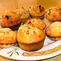 recette muffins au miel et aux amandes