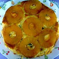 recette Gâteau caramélisé à l'ananas (semoule)