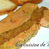 recette Terrine de foie gras au pain d'épices
