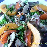 recette salade d'été au coeur de surimi