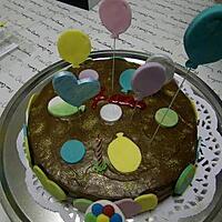 recette gateau d'anniversaire au chocolat,thème ballon