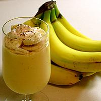 recette Jus de banane aux raisins secs