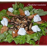 recette Salade de Poulet et légumes en chaud/froid