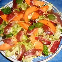 recette Salade de melon au magret de canard fumé