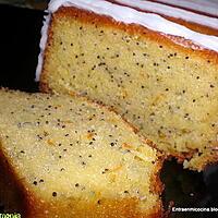 recette CAKE A L'ORANGE ET AUX GRAINES DE PAVOT