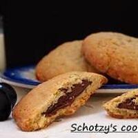 recette Cookies cœur de pâte à tartiner Noccialata et petits flocons d’avoine