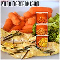 recette Poulet à l'orange avec carottes baby SANS MAITIERES GRAISSES!!