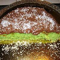 recette Gâteau coco  menthe & nutella