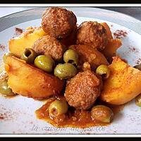 recette tajine de pommes de terre aux olives