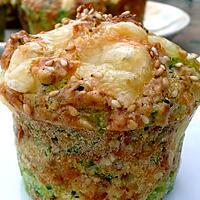 recette Muffins emmental, sésame et brocolis