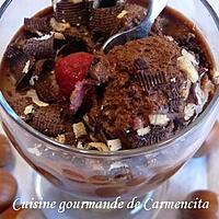 recette Crème chocolat  noir et noisettes