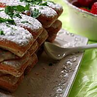 recette Tiramisu express à la fraise basilic