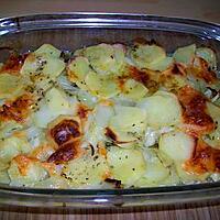 recette gratin pommes de terre-mozzarella