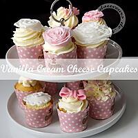 recette VANILLA CREAM CHEESE CUPCAKES