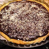 recette tarte chocolat / poires / noix de coco