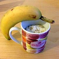 recette Mug cake banane coco