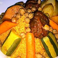recette Couscous tunisien aux légumes