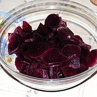 recette Betteraves rouges en salade