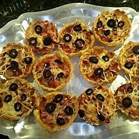 recette mini pizza (sauce tomate )