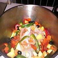 recette Longe de porc aux legumes