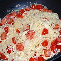 recette spaghettis aux tomates cerises