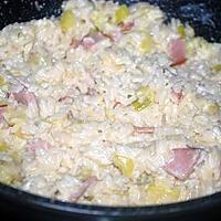 recette risotto aux courgettes et bacon
