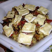 recette Gratin de gnocchi au jambon, champignons et caprice des Dieux "" DE rolly ""