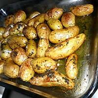 recette Pommes de terre rattes rôti à l'oriental
