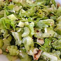 recette Salade de céleri aux amandes et au parmesan