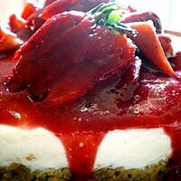 recette Cheesecake sans cuisson aux fraises