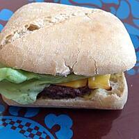 recette burger maison façon "Le petit McBaguette (mcdo)"