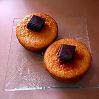 recette Petits cakes coeurs chocolat au caramel