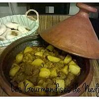 recette Tajine kefta pommes de terre et courgettes
