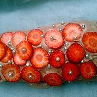 recette buche de printemps aux fraises