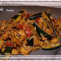 recette Wok Poulet Légumes Riz