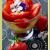 recette Tarte citron fraises en verrine