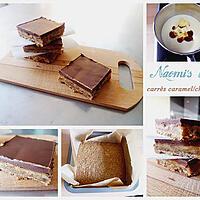 recette Naomi’s bars (carrés caramel/chocolat)