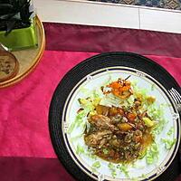 recette poulet   aux légumes   avec fond d artichaut