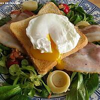 recette Petite salade fraîcheur aux œufs pochés