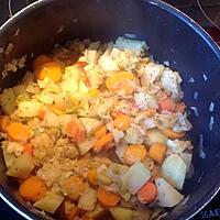 recette Poêlée de chou-rave, carottes et poireaux